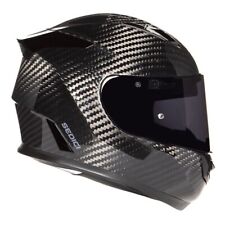 Sedeci Strada 2 Carbon Gloss Motorcycle Helmet. Size LG (Brand New) picture