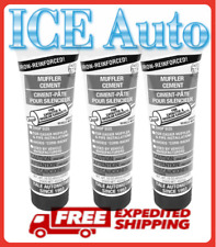 3 DAY SALE 3 Tubes of Yale Muffler Cement / Exhaust Putty Walker 35958 16oz picture