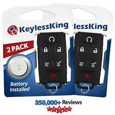 2x Keyless Entry Remote Key Fob Control Transmitter for M3N-32337100 6b Chrome picture