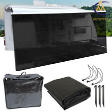11'-20' RV Awning Sun Shade Screen Mesh For Camper Trailer Canopy 90% UV Blocker picture