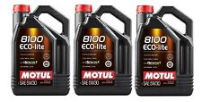 Motul 8100 ECO-LITE 5W30 - 15 Liters - Fully Synthetic Engine Motor Oil (3 x 5L) picture