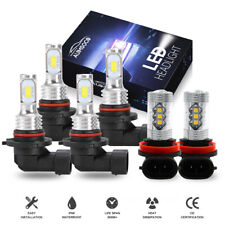 For GMC Canyon 2004-2012 LED Headlight+Fog Light 6 Bulbs Combo Kit for Car Light picture