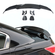 55.5'' Universal Rear Spoiler Sedan GT Style Racing Trunk Tail Wing Glossy Black picture