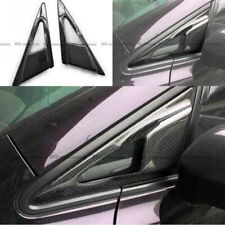 For 06-11 Honda Civic FD FD1 FD2 FE Style Carbon Side Mirror Air duct vents Trim picture