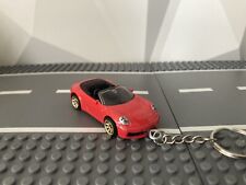 Porsche 911 Carrera Cabriolet Keychain Red Hot Wheels Matchbox + Free Gift Box picture