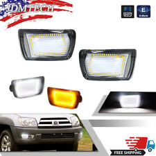Clear Switchback LED Front Bumper Turn Signal Lights For 2003-05 Toyota 4Runner picture