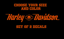 Harley Dson saddle bags decals (pair) set of 2 picture