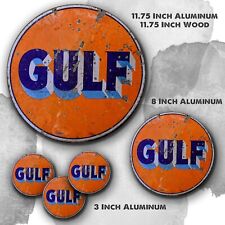 Gulf Gas Oil Dealer Vintage Reproduction Full Color Designs Aluminum Signs picture