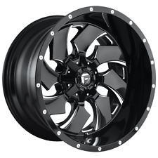 20x9 Fuel D574 Cleaver Gloss Black & Milled Wheel 8x180 (20mm) picture