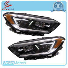 Fits 2019 2020 2021 Volkswagen Jetta Full LED Projector Headlight Left Right 2pc picture