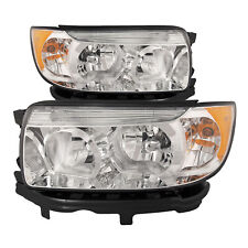 Headlights Pair Fits 06-2008 Subaru Forester 07-2008 Forester picture