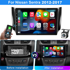 For 2012-2017 Nissan Sentra Apple CarPlay Car Radio Android 12.0 GPS Stereo +Cam picture