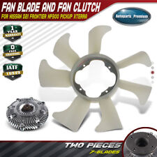 Fan Blade+Fan Clutch for Nissan D21 90-94 Frontier 98-04 Pickup 1995-2004 2.4L picture