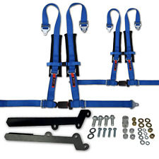 KRX 1000 BLUE 4 Point Harness with-Mounting Brackets (2 Seat) Sold as a Pair picture
