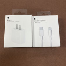 OEM Original Genuine Apple iPhone Lightning Charger Cable 6ft 20W Power Adapter picture