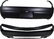 Front and Rear Bumper Cover Set for Dodge Challenger 2008-2010, Primed (Ready to picture