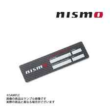 NISSAN GENUINE Nismo Oil Change Plate Carbon Sticker #660192452 KWAA0-50P00 New picture