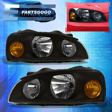 For 04 05 06 Hyundai Elantra Black Housing Headlights Lamps Assembly Left+Right picture