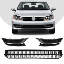 Fit 2012-2015 VW Passat Front Bumper Radiator Lower Grille Grill Fog Light Cover picture