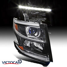 VICTOCAR Black Projector Headlight For 2015-2020 Tahoe Suburban Passenger RH picture
