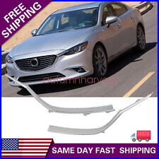 2PCS For Mazda 6 2014-2017 Left & Right Side Front Grille Molding Chrome Trim picture