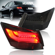 Smoked VLAND LED Tail Lights For 2008-2012 Honda Accord EX LX SE Sedan Rear Lamp picture