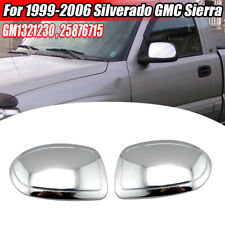 For 1999-2003 2004 2005 2006 Chevy Silverado GMC Sierra Chrome Mirror COVER CAP picture