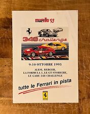 Ferrari 348 Challenge Program | Mugello '93| Alesi & Berger | Factory Original picture