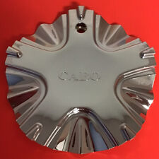ONE USED CABO WHEELS CHROME CUSTOM WHEEL CENTER CAP 302L185 15003 picture