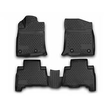 OMAC Floor Mats Liner for Toyota 4Runner 2010-2018 Black TPE All-Weather 4 Pcs picture