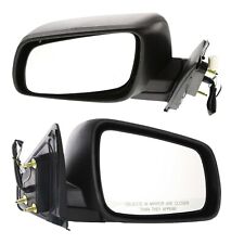 Set Of 2 Mirror Power For 2008-2010 Mitsubishi Lancer Left Right Textured Black picture