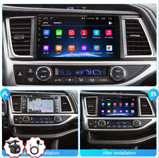 For Toyota Highlander 2014-19 Android 13 CarPlay Car Radio Stereo GPS Navi  picture