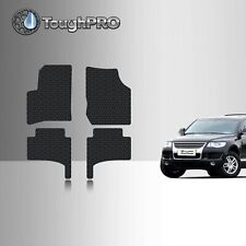 ToughPRO Floor Mats Black For Volkswagen Touareg All Weather 2004-2010 picture