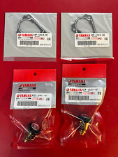 2x Yamaha OEM F150 Outboard Thermostat 67F-12411-01-00 & Gasket 63P-12414-00-00 picture