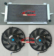 For 1982-1997 Ford Escort/SIERRA RS500/ RS COSWORTH 2.0L Aluminum Radiator+Fans picture