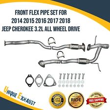 Front Flex Pipe Set for 2014 2015 2016 2017 2018 Jeep Cherokee 3.2L A.W.D. New picture