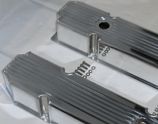 Finned Fabricated Aluminum Valve Covers for Big Block Chrysler Mopar 383 426 440 picture