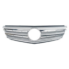 For 2007-2014 Mercedes Benz W204 C-Class Sport Front Bumper Grille Silver grill picture