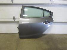 14-16 KIA FORTE Left Rear Driver Door Gunmetal Gray Pearl K3G LOCAL PICKUP ONLY picture