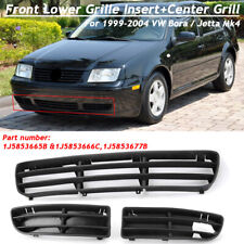 For 1999-2004 VW JETTA BORA MK4 3x Front Bumper Lower Side Grills+Center Grille picture