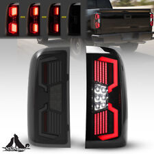 For 2014-2018 Chevy Silverado 1500 2500HD 3500HD LED Tail Lights Sequential Blak picture