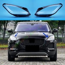 For Jaguar E-Pace 2018-2023 Both Side Headlight Clear Lens Cover Replace + Glue picture