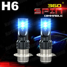 2Pcs BA20D H6 White LED Headlights Bulbs For Massimo MSU500 MSU550 MSU700 MSU800 picture
