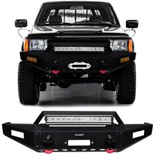 Vijay For 1989-1995 Toyota Pickup Black Front Bumper with D-Rings and LightBar picture
