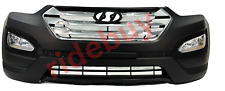 Fit 2013 - 2016 Hyundai Santa Fe Complete Front Bumper Assembly w/ Foglights picture