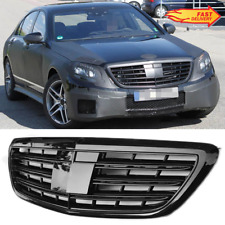 Front Grille For Mercedes Benz W222 S-Class S560 S63 AMG 2014-2020 Gloss Black picture