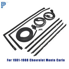 For 1981-1988 Monte Carlo Roof Rail Window Door Trunk Seal Weatherstripping 9PCS picture