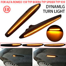 Black For Alfa Romeo Brera 939 2005 2006 2007-2012 LED Dynamic Side Marker Light picture