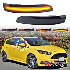 LED Sequential Side Marker Turn Signal Light For Ford Focus MK3 SE/ST/RS 2012-18 picture