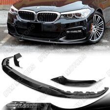 For 17-20 BMW 540i G30 M-Sport Painted Black Front Bumper Lip Body Kit Spoiler picture